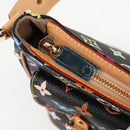 LOUIS VUITTON Monogram Multicolor Lodge PM Hand Bag Black M40054 LV Auth 130195V-9