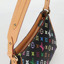 LOUIS VUITTON Monogram Multicolor Lodge PM Hand Bag Black M40054 LV Auth 130195SV-6