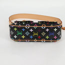 LOUIS VUITTON Monogram Multicolor Lodge PM Hand Bag Black M40054 LV Auth 130195SV-5