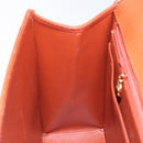 CHANEL Matelasse Hand Bag Caviar Skin Brown Gold CC Auth 130197-20