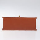 CHANEL Matelasse Hand Bag Caviar Skin Brown Gold CC Auth 130197-5