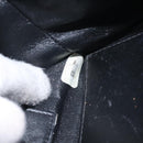 CHANEL Matelasse COCO Mark Chain Hand Bag Velor Black Silver CC Auth 130198-11