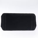 CHANEL Matelasse COCO Mark Chain Hand Bag Velor Black Silver CC Auth 130198-5