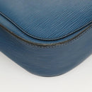 LOUIS VUITTON Epi Saint Cloud GM Shoulder Bag Toledo Blue M52195 LV Auth 130201-16