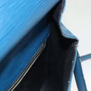 LOUIS VUITTON Epi Saint Cloud GM Shoulder Bag Toledo Blue M52195 LV Auth 130201-20