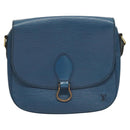 LOUIS VUITTON Epi Saint Cloud GM Shoulder Bag Toledo Blue M52195 LV Auth 130201-13
