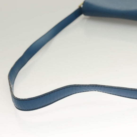 LOUIS VUITTON Epi Saint Cloud GM Shoulder Bag Toledo Blue M52195 LV Auth 130201