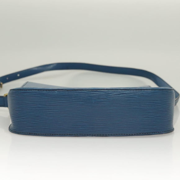 LOUIS VUITTON Epi Saint Cloud GM Shoulder Bag Toledo Blue M52195 LV Auth 130201