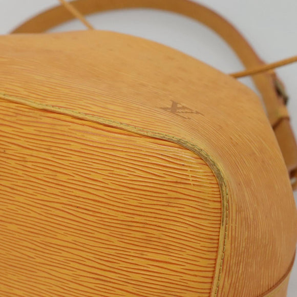 LOUIS VUITTON Epi Petit Noe Shoulder Bag Yellow M44109 LV Auth 130203