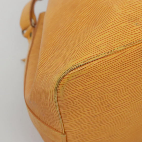 LOUIS VUITTON Epi Petit Noe Shoulder Bag Yellow M44109 LV Auth 130203