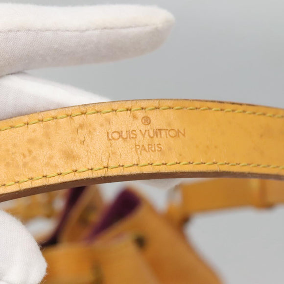 LOUIS VUITTON Epi Petit Noe Shoulder Bag Yellow M44109 LV Auth 130203