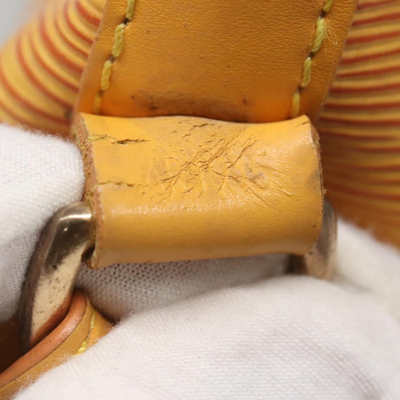 LOUIS VUITTON Epi Petit Noe Shoulder Bag Yellow M44109 LV Auth 130203