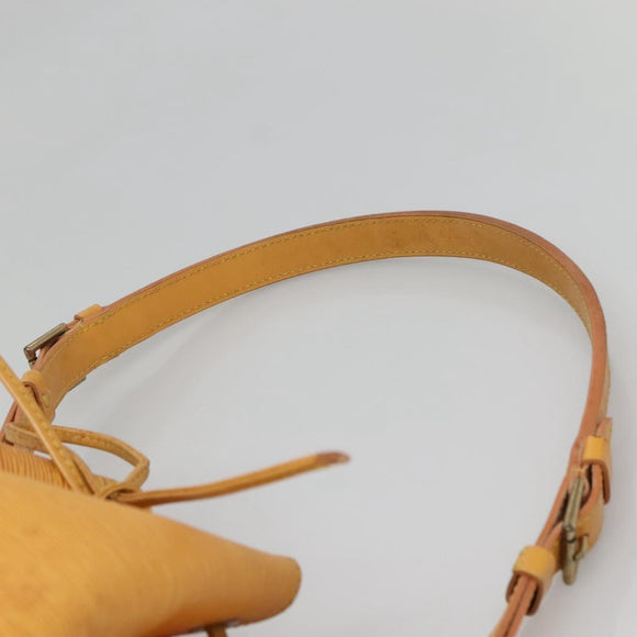 LOUIS VUITTON Epi Petit Noe Shoulder Bag Yellow M44109 LV Auth 130203