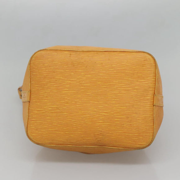LOUIS VUITTON Epi Petit Noe Shoulder Bag Yellow M44109 LV Auth 130203