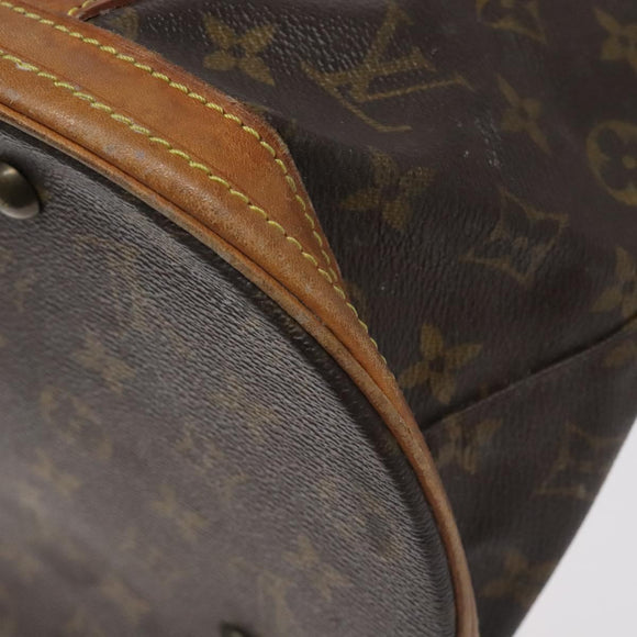 LOUIS VUITTON Monogram Bucket GM Shoulder Bag M42236 LV Auth 130211