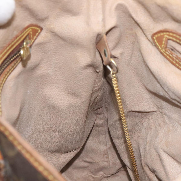 LOUIS VUITTON Monogram Bucket GM Shoulder Bag M42236 LV Auth 130211