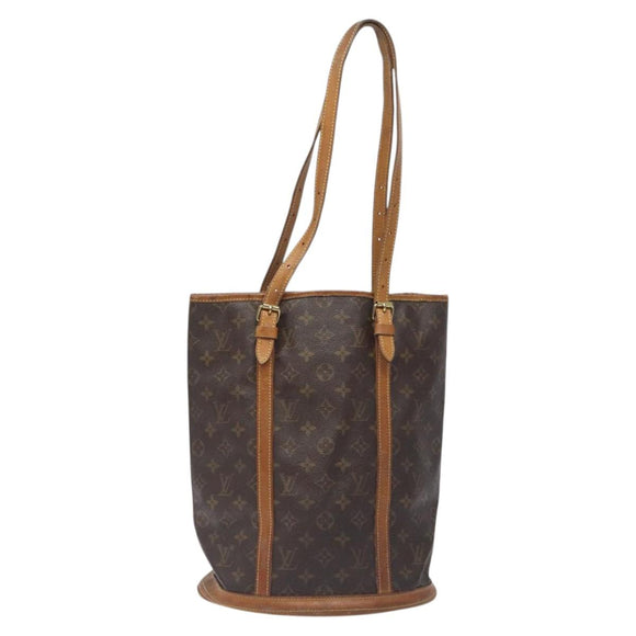 LOUIS VUITTON Monogram Bucket GM Shoulder Bag M42236 LV Auth 130211