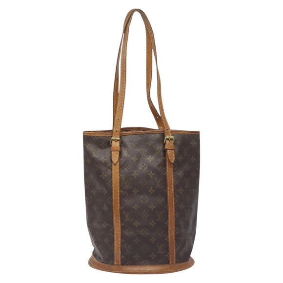 LOUIS VUITTON Monogram Bucket GM Shoulder Bag M42236 LV Auth 130211