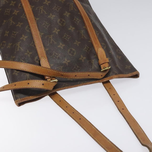 LOUIS VUITTON Monogram Bucket GM Shoulder Bag M42236 LV Auth 130211