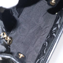 Salvatore Ferragamo Vala Shoulder Bag Leather Black Gold Auth 130219-11