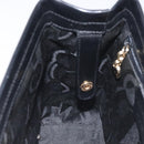 Salvatore Ferragamo Vala Shoulder Bag Leather Black Gold Auth 130219-18