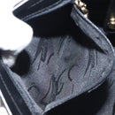 Salvatore Ferragamo Vala Shoulder Bag Leather Black Gold Auth 130219-19