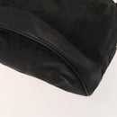 Salvatore Ferragamo Backpack Nylon Black Silver Auth 130220-16