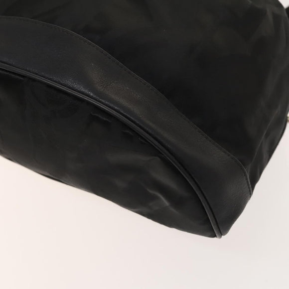Salvatore Ferragamo Backpack Nylon Black Silver Auth 130220
