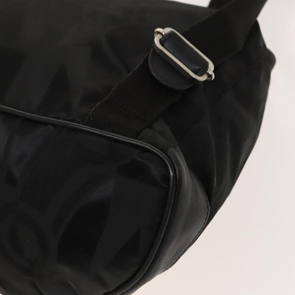 Salvatore Ferragamo Backpack Nylon Black Silver Auth 130220