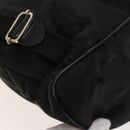 Salvatore Ferragamo Backpack Nylon Black Silver Auth 130220-9