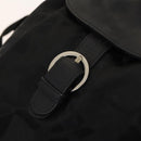 Salvatore Ferragamo Backpack Nylon Black Silver Auth 130220-19