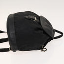 Salvatore Ferragamo Backpack Nylon Black Silver Auth 130220-3