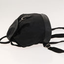 Salvatore Ferragamo Backpack Nylon Black Silver Auth 130220-4