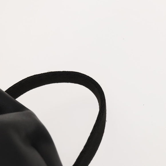 Salvatore Ferragamo Backpack Nylon Black Silver Auth 130220