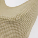 GIVENCHY Staggered Pattern Shoulder Bag Canvas Beige Auth 130221-9