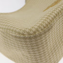 GIVENCHY Staggered Pattern Shoulder Bag Canvas Beige Auth 130221-14