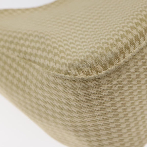 GIVENCHY Staggered Pattern Shoulder Bag Canvas Beige Auth 130221