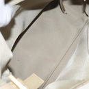 GIVENCHY Staggered Pattern Shoulder Bag Canvas Beige Auth 130221-11