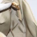 GIVENCHY Staggered Pattern Shoulder Bag Canvas Beige Auth 130221-17