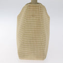 GIVENCHY Staggered Pattern Shoulder Bag Canvas Beige Auth 130221-3