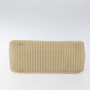 GIVENCHY Staggered Pattern Shoulder Bag Canvas Beige Auth 130221-5