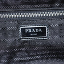 PRADA Body Bag Leather Silver Red Auth 130229V-20