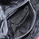PRADA Body Bag Leather Silver Red Auth 130229V-24