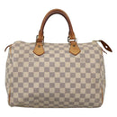 LOUIS VUITTON Damier Azur Speedy 30 Hand Bag N41533 LV Auth 130244-13