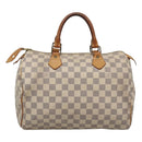 LOUIS VUITTON Damier Azur Speedy 30 Hand Bag N41533 LV Auth 130244-2