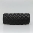 VERSACE Chain Shoulder Bag Leather Black Gold Auth 130252-5