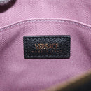 VERSACE Shoulder Bag Leather Black Gold Auth 130266-20