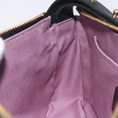 VERSACE Shoulder Bag Leather Black Gold Auth 130266-22