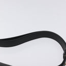 VERSACE Shoulder Bag Leather Black Gold Auth 130266-14