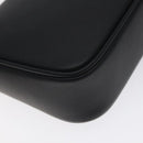 VERSACE Shoulder Bag Leather Black Gold Auth 130267-15